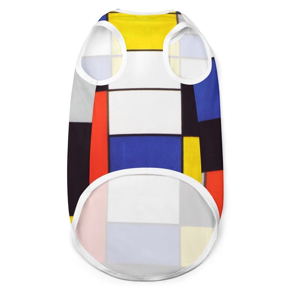 Mondrian Composition A Pet Vest